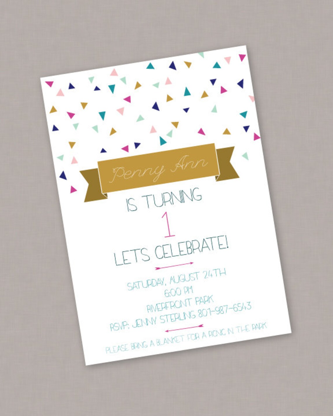 Custom Birthday PRINTABLE Invitation PDF Digital File - Etsy