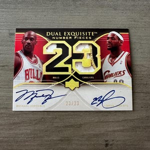 lebron james autograph card