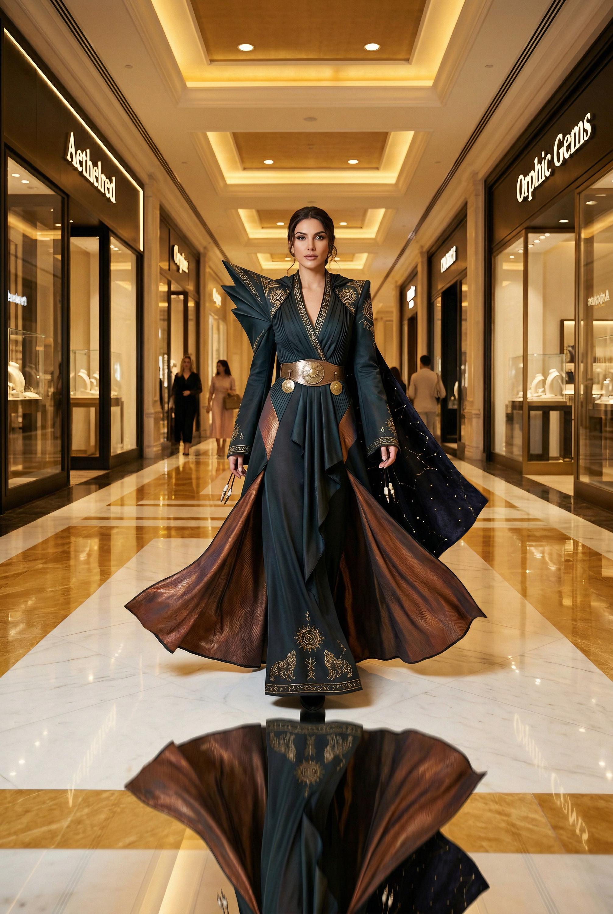 Obsidian Robe Obsidian Oracle Ceremonial Coat Sewing Pattern – Gothic Robe, Shamanic ...