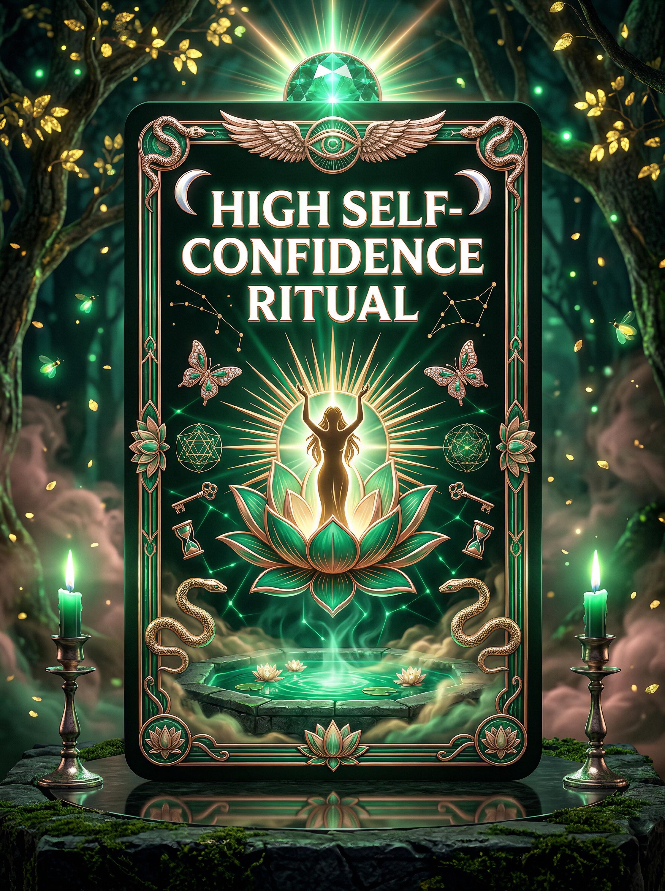 High Self-confidence Ritual Card -natural| Soul Map Digital Guide ...