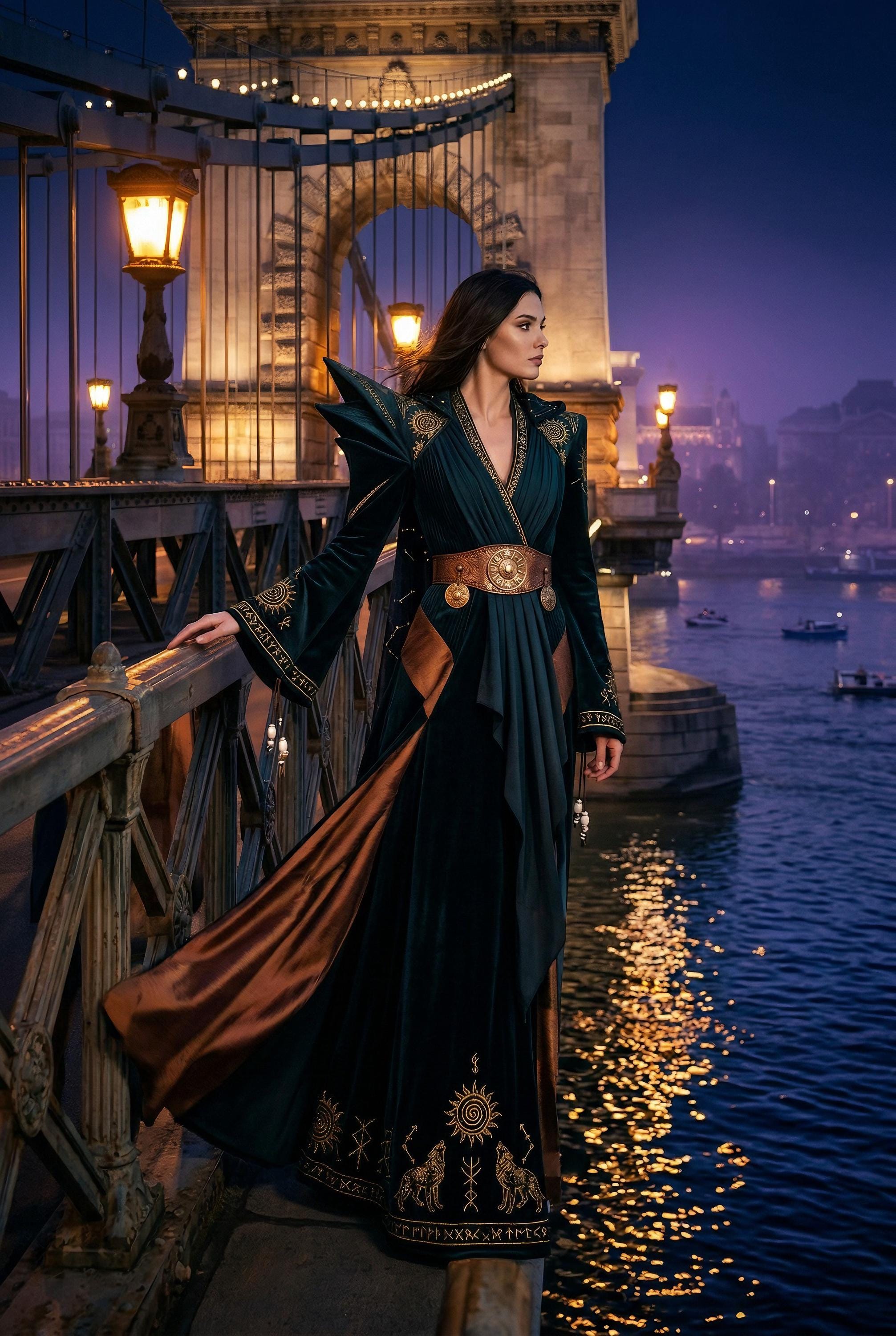 Obsidian Robe Obsidian Oracle Ceremonial Coat Sewing Pattern – Gothic Robe, Shamanic ...