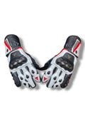 Dainese Racing Leather Motorcycle Gloves- Black, White & Red product logo
