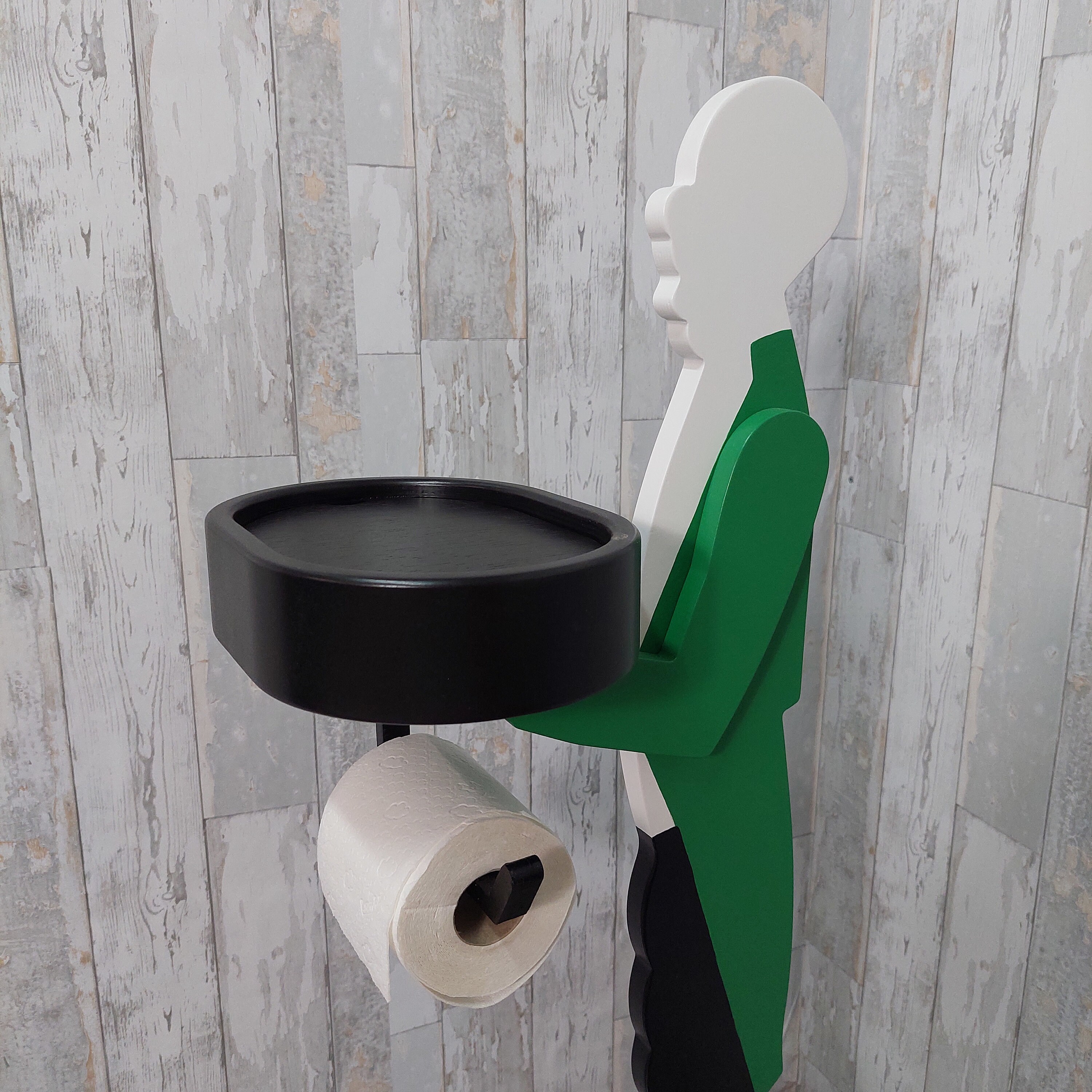 Toilet Paper Holder Creative Spoof Paper  Wall Holder Toilet Paper Wood -  Holder - Aliexpress