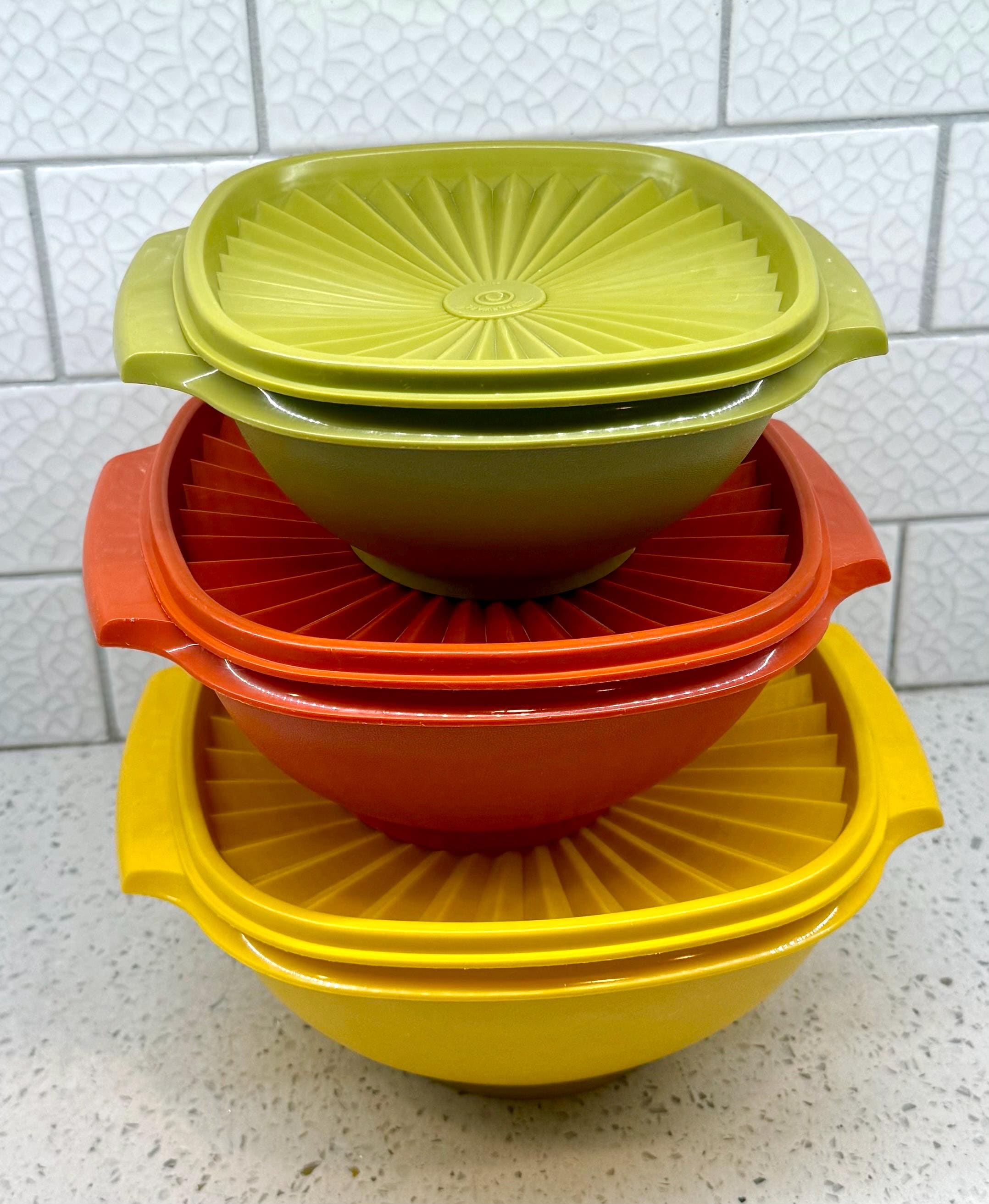 3 Bowl Tupperware - Etsy