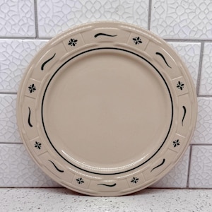 Lovely vintage longaberger pottery woven traditions heritage green dinner