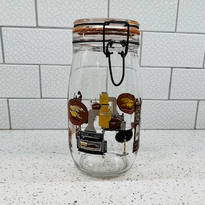 Small Glass Jar With Wire Snap Lid Favor Container (12), Pack of 12