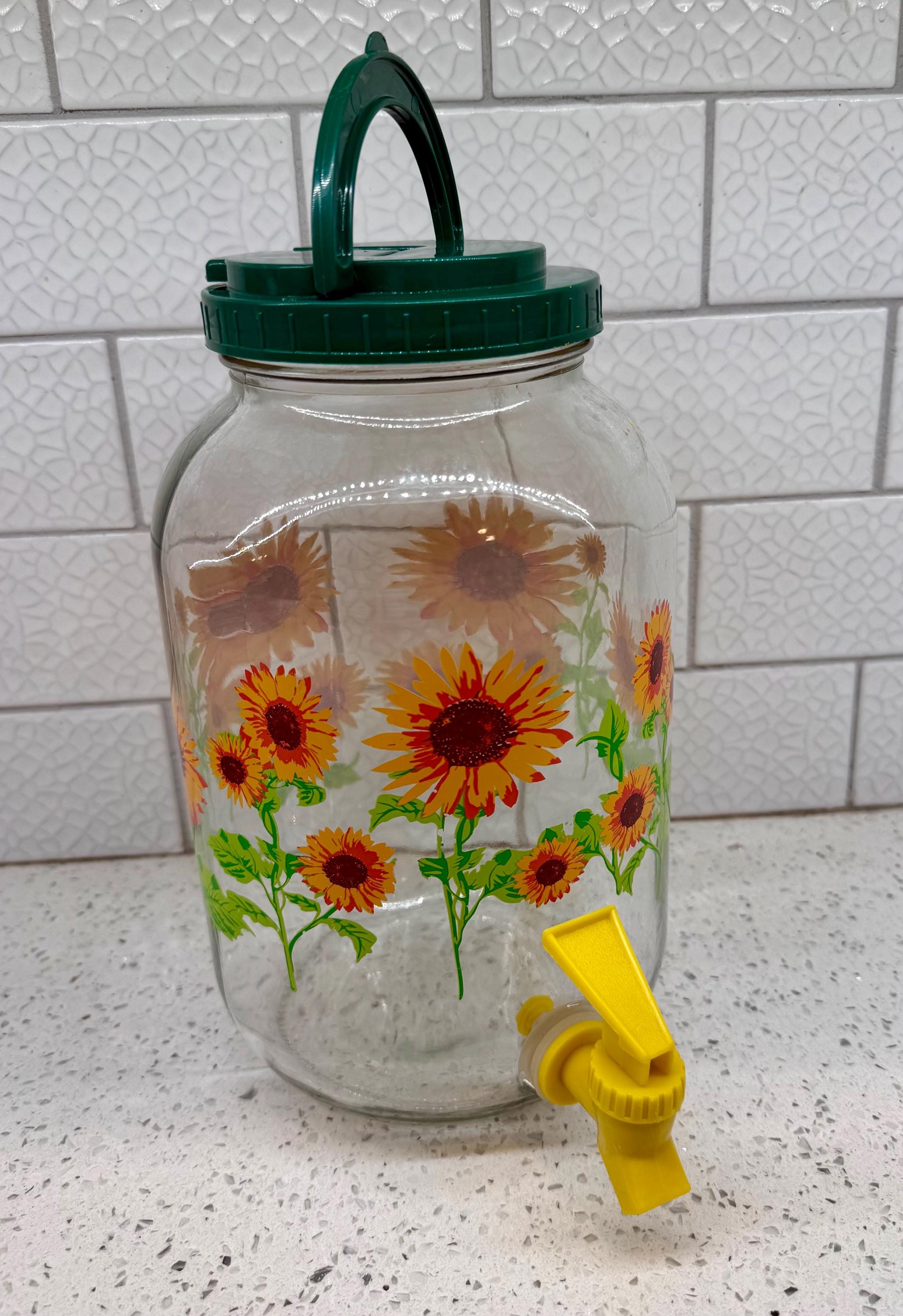 Vintage Glass Tea Jar - Etsy