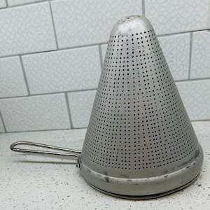Vintage Aluminum Small  Strainer - Sieve