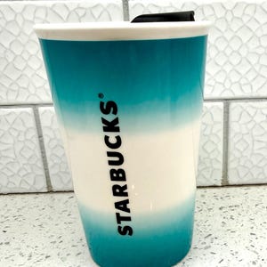 Blue Ombre Starbucks Tumbler - Etsy