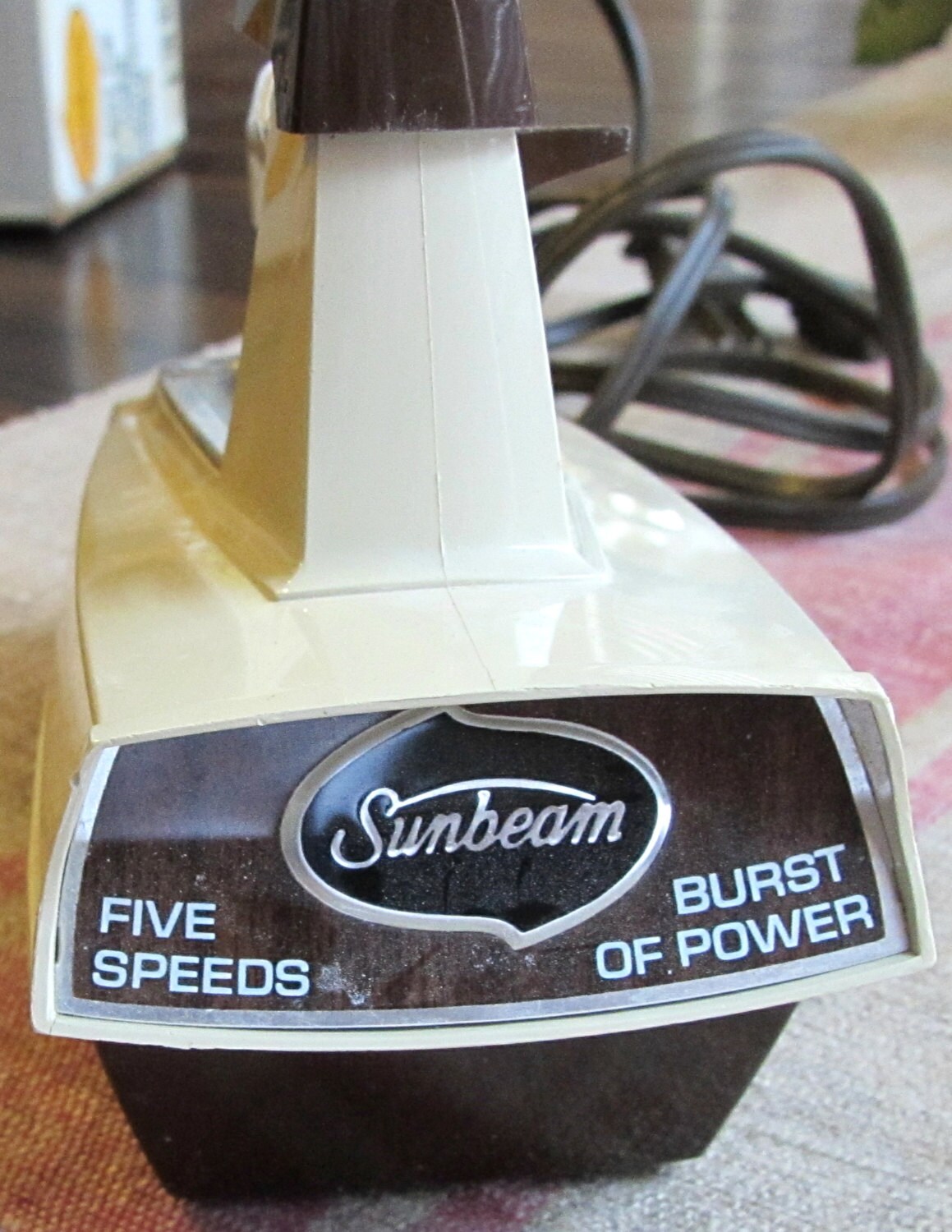 Vintage Hand Mixer Sunbeam Mixmaster Burst of Power 5 Speed Etsy