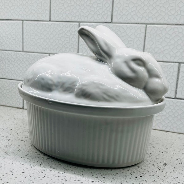Bunny Dish - Etsy