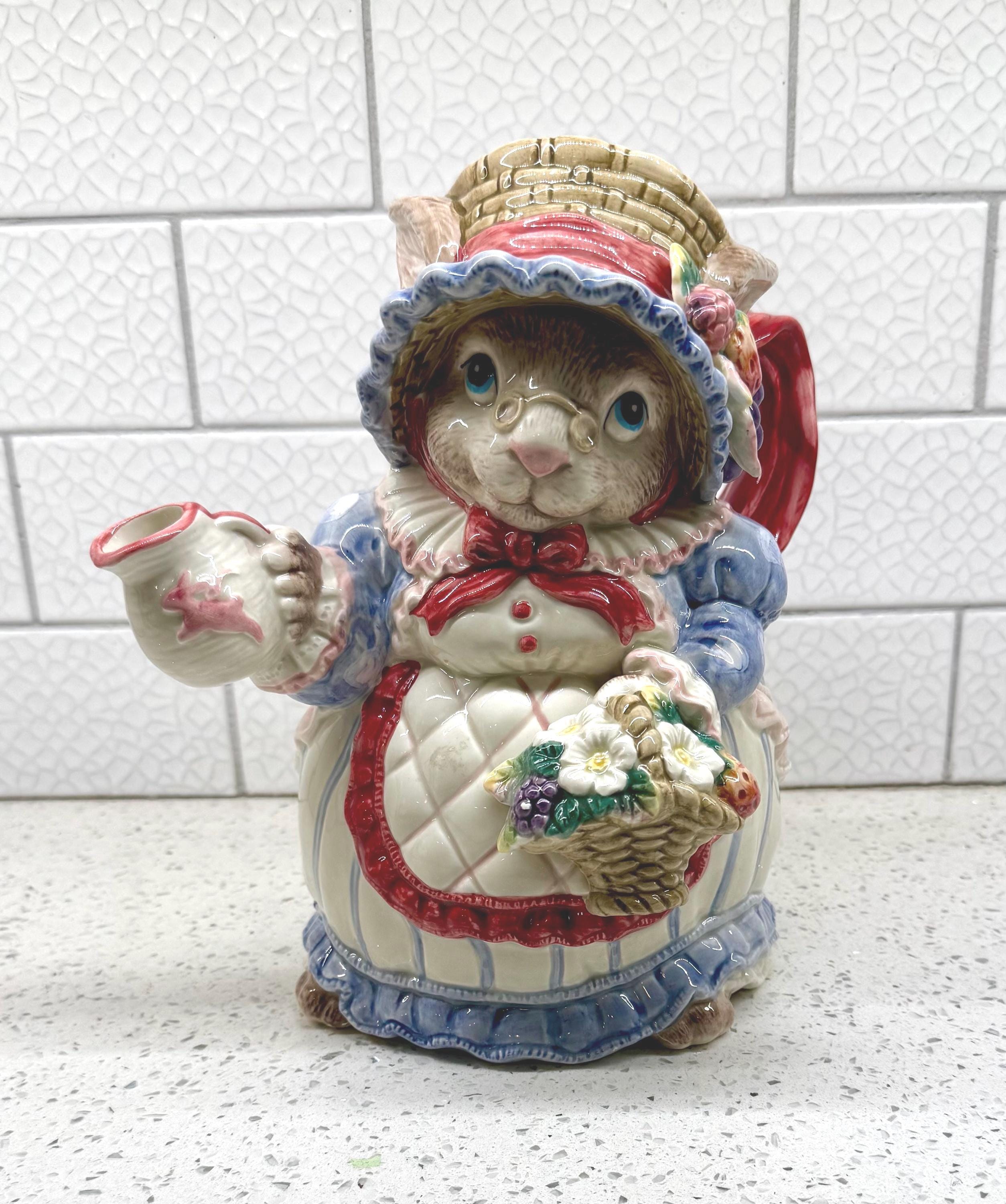 Fitz Floyd Rabbit Pitcher - Etsy