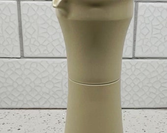 Vintage Replacement Tupperware Oil or Vinegar Holder with Spout & Push-Top Lid No. 1246-14 and 1246-15