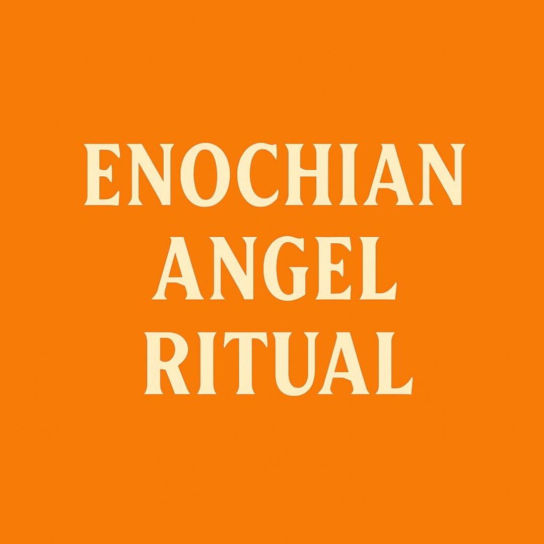 Personalised Enochian Angelic Occult Ritual (PDF Summary) - Etsy