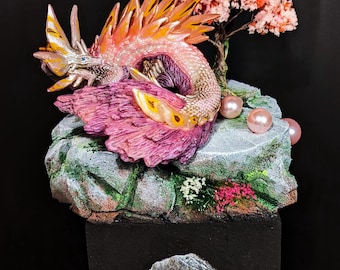 Diorama de chasseur de monstres | Décoration de jeu artisanale