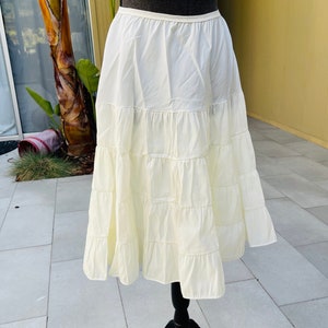 50s Barbizon Petti Tier Skirt Tafredda Petticoat Slip