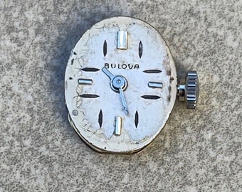 Piezas de reloj con esfera de movimiento de reloj de pulsera Bulova Four Jewels