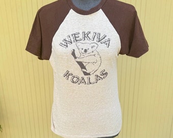 70s Velva Sheen Wekiva Koalas Vintage T-Shirt Small