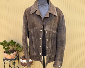60s Suede Jacket - Etsy Singapore 50s 60s suede leather jacket 襤褸