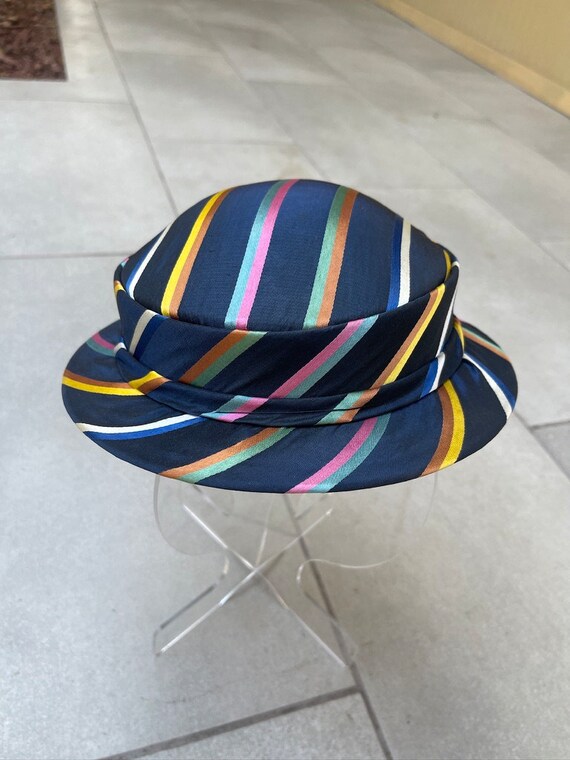 Mrs. Maisel 60s Vogue Striped Hat Women's Vintage… - image 8