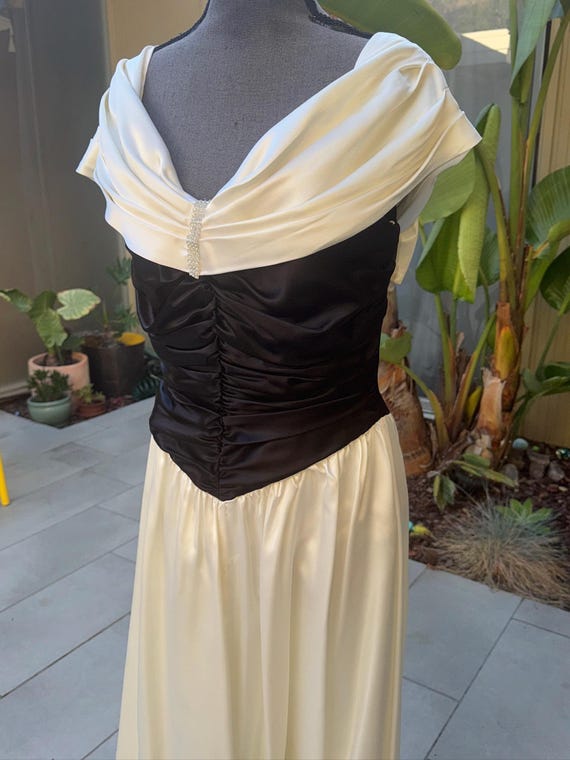 Vintage Roberta California Party Dress: Bow Back Form… - Gem