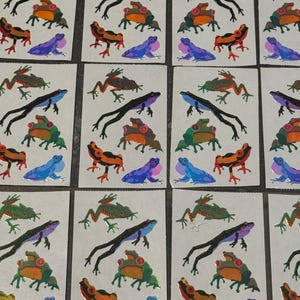 Mrs. Grossman’s Stickers Opal Tree Frogs Vintage Sticker Collection Lot