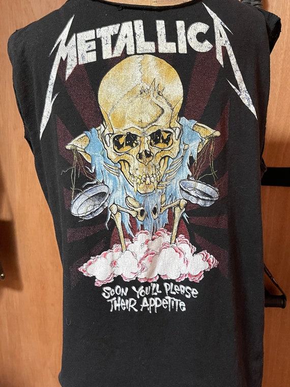 Metallica 89 Vintage Band T-shirt Concert Tour Cut Sleeveless