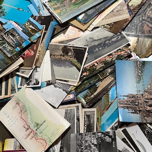 Lot von 20 Mystery Vintage Postkarten Deadstock/Gebraucht