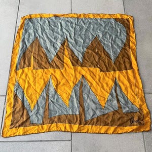 Vera Neumann All Silk Scarf Handrolled in Japan