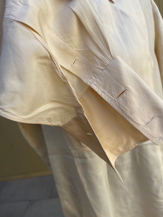 1940s Brooks Brothers Silk Tuxedo Shirt Pleated w… - image 8