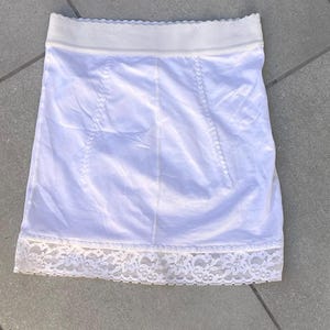60s Slimming Shapewear Girdle Skirt Built in Underwear by Tara Large