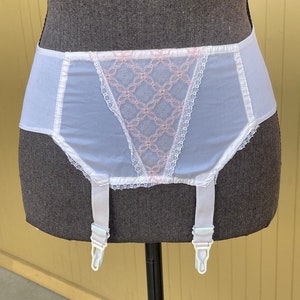 1950&#39;s Garter Belt Vintage Lingerie Stretchy Girdle Skirt Small