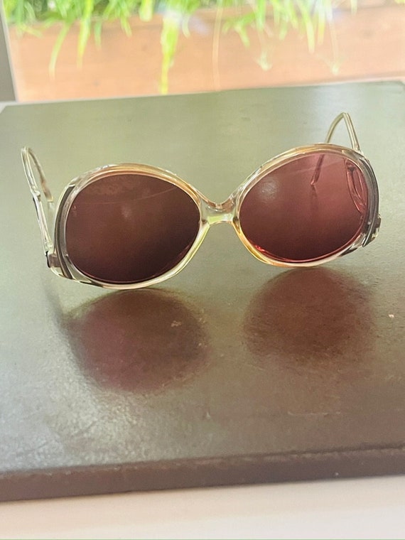 Vintage Athena Lavender Round Sunglasses Prescrip… - image 4