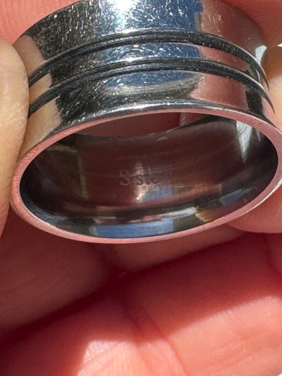Klassischer Bandring Aus Edelstahl – 10 Mm Breit, Silbern, Unisex, In Vielen Größen (47–75) Erhältlich, Mit Oder Ohne Gravur
