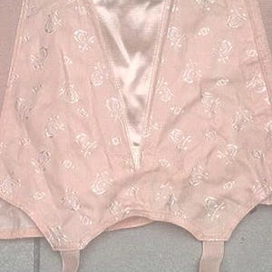 1950s Peach Garter Belt Vintage Plus Size Lingerie