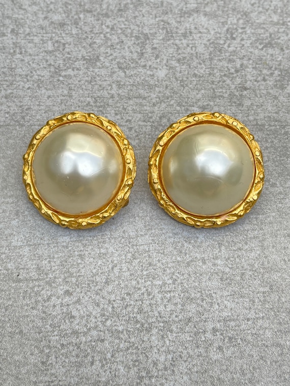 Deanna Hamro Baroque Pearl Chunky Gold Round Vinta