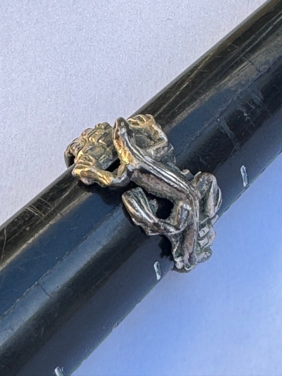 Sterling Silver Lizard Ring Size 7 - image 1