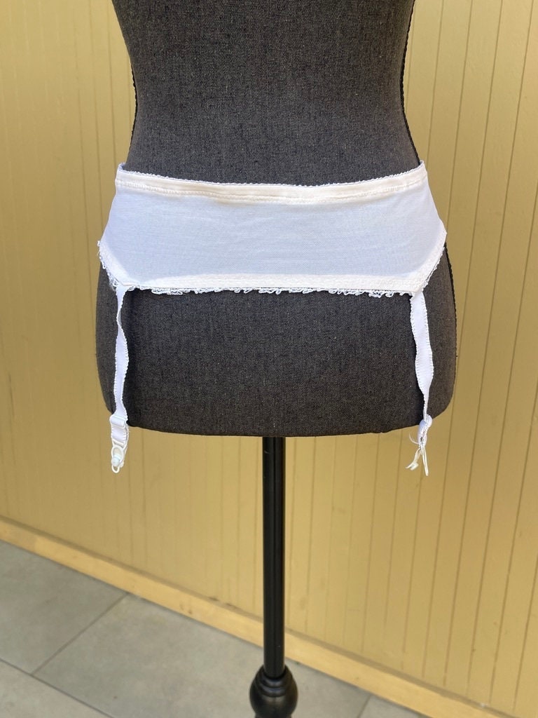 1950's Garter Belt Vintage Lace Lingerie Metal Garters M/L - Etsy