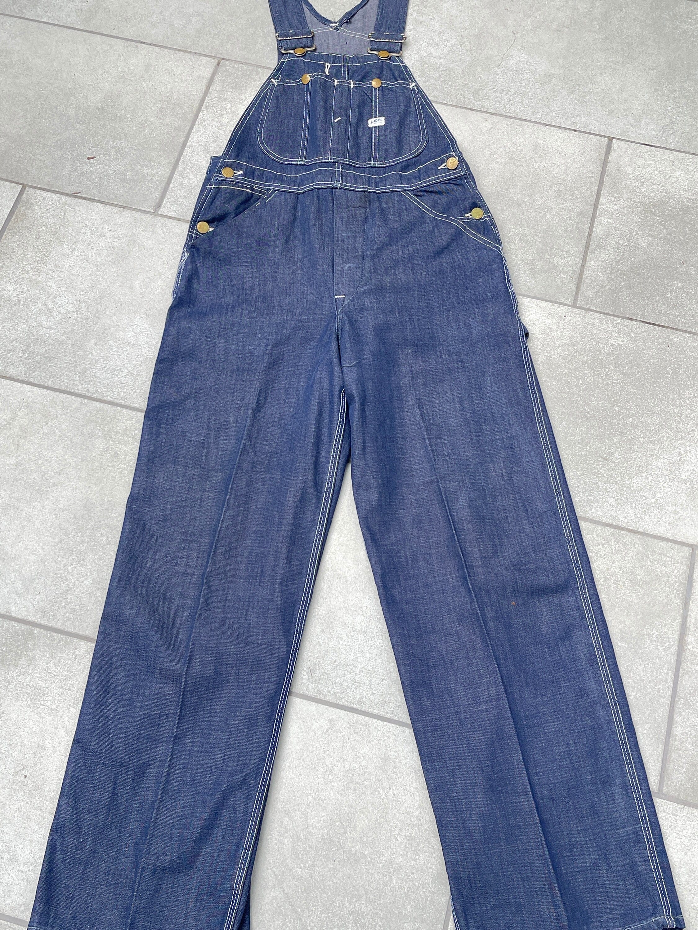 70s Lee Overalls Jelt Denim Dark Wash - Etsy 70s Lee Overalls Jelt Denim Dark Wash - Etsy