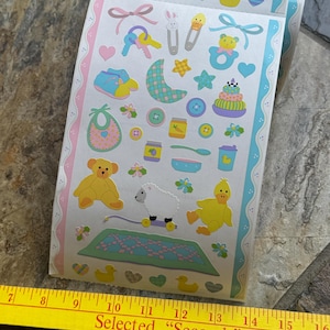 Pegatinas vintage de la Sra. Grossman, páginas grandes: BEBÉ (¡Varias unidades disponibles!)