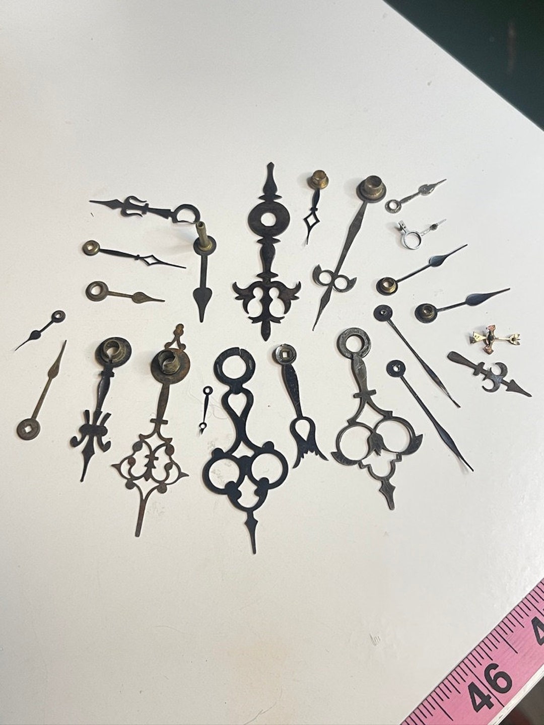 Vintage Clock Hands Lot Steel/brass Steampunk Gothic Etsy