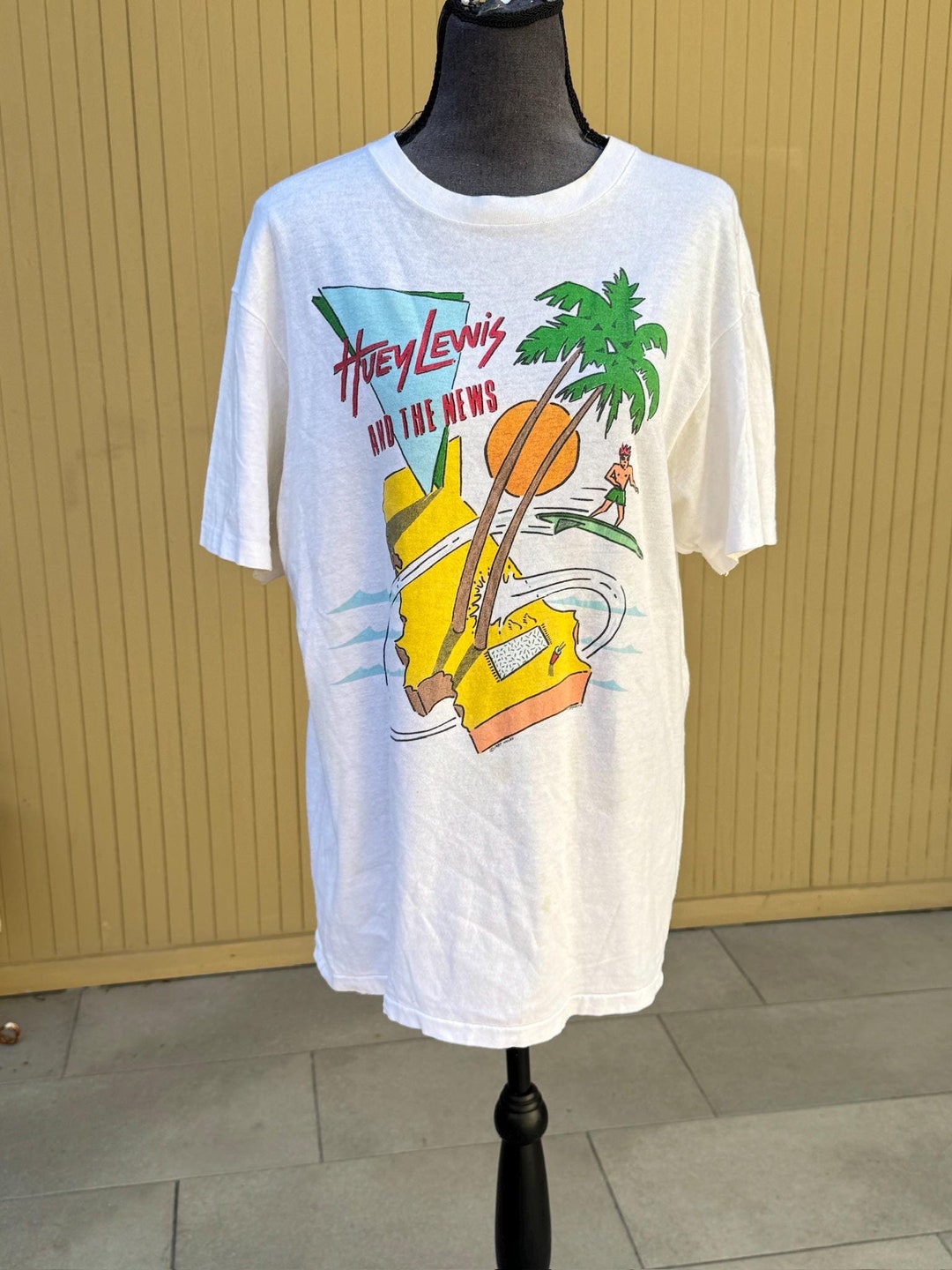 超希少 1984ビンテージ HUEY LEWIS & THE NEWS Tシャツ