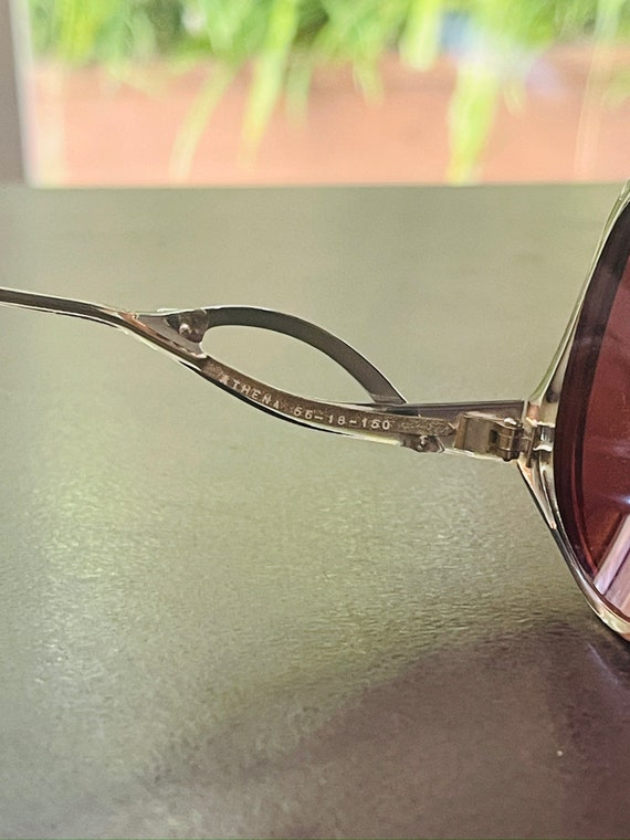 Vintage Athena Lavender Round Sunglasses Prescrip… - image 7