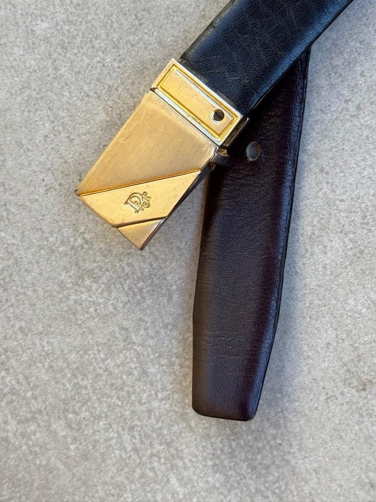 80s ビンテージ Christian Dior 牛革 レザーベルト ブラック il_fullxfull.6358568909_3no4.jpg