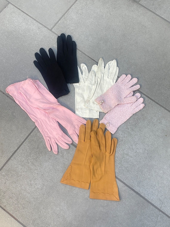 Women's Vintage Gloves Lot Leather | Felt - image 1