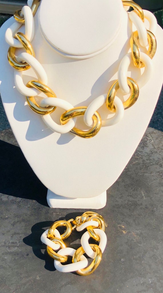 Givenchy Matching Set Necklace Bracelet 