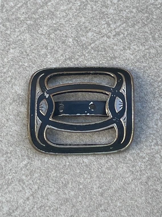 art nouveau sash buckle Gem