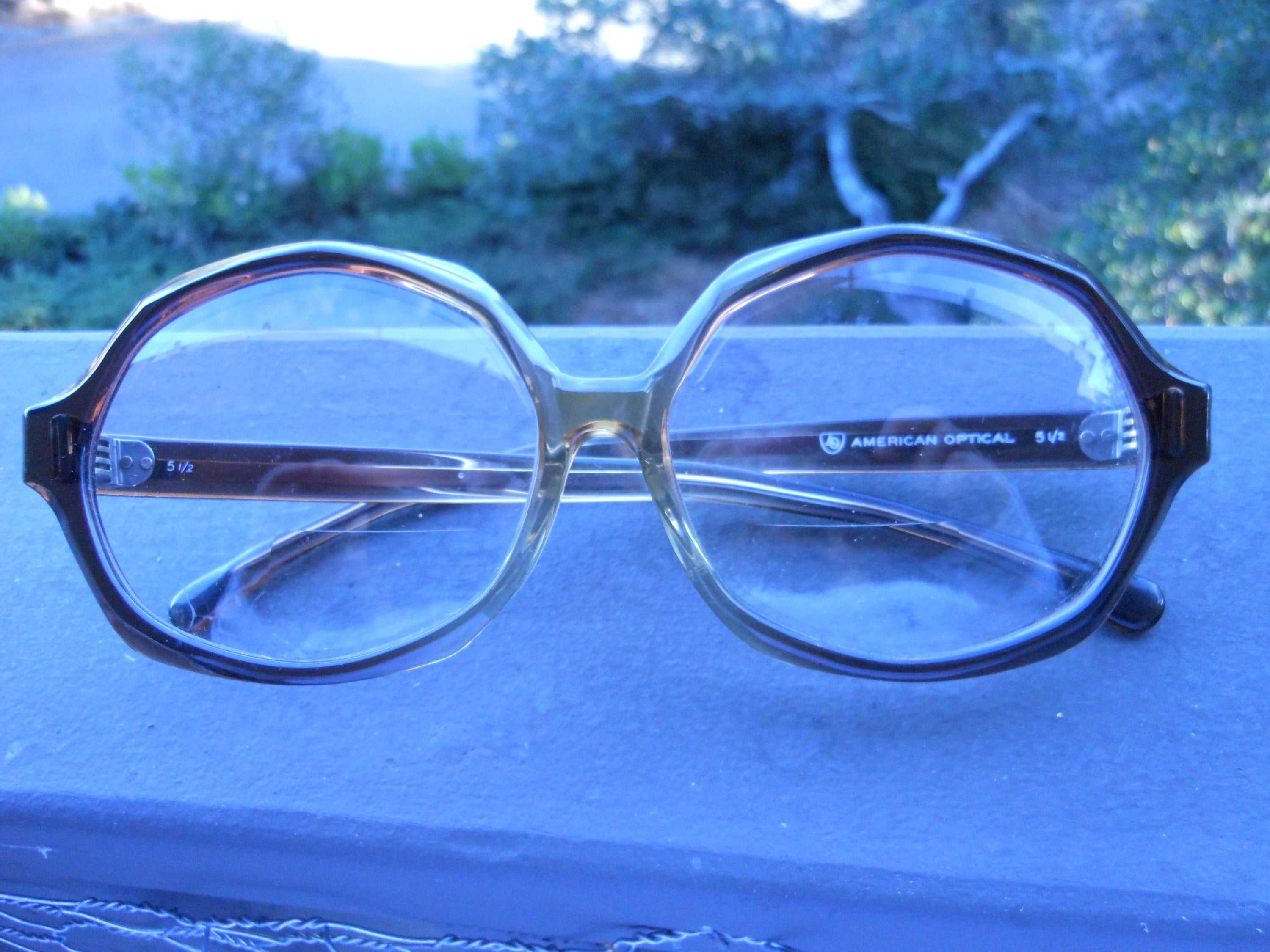 60s AMERICAN OPTICAL SEA MIST キャッツアイ サングラス 眼鏡