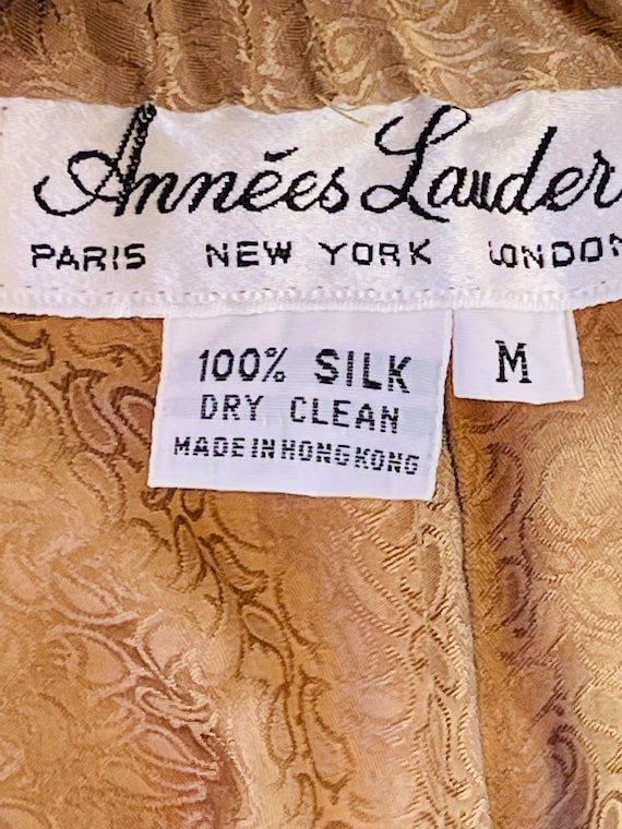 Années Lauder Silk Pull On Lounge Pants Medium - image 5