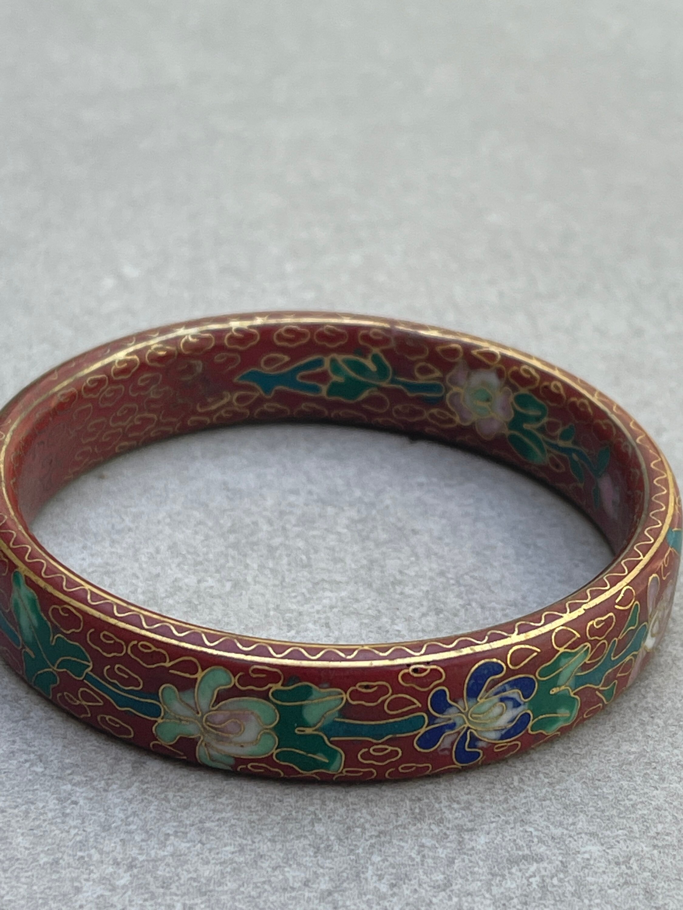 Cloisonne bangle deals